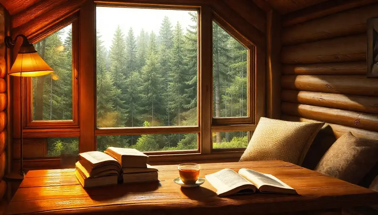 森林小屋的晚餐